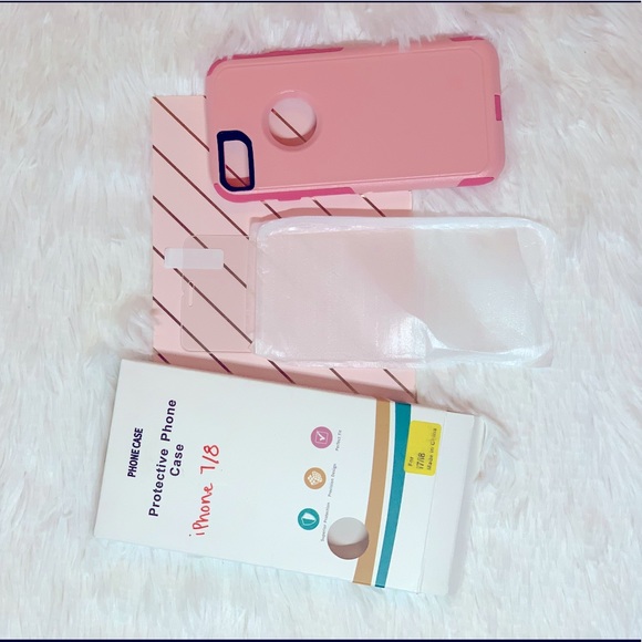 ✨NEW: Blue iPhone 7 / 8 cover | iPhone 7 / 8 cover with tempered glass screen - Picture 8 of 9